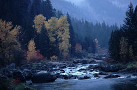Wentachee River, Tumwater Canyon near Leavenworth, Washington, Photo by Rollie Geppert